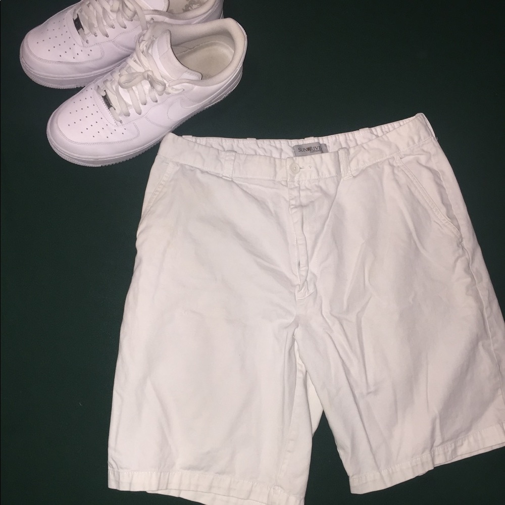 All White Sun River Shorts ( good condition)
