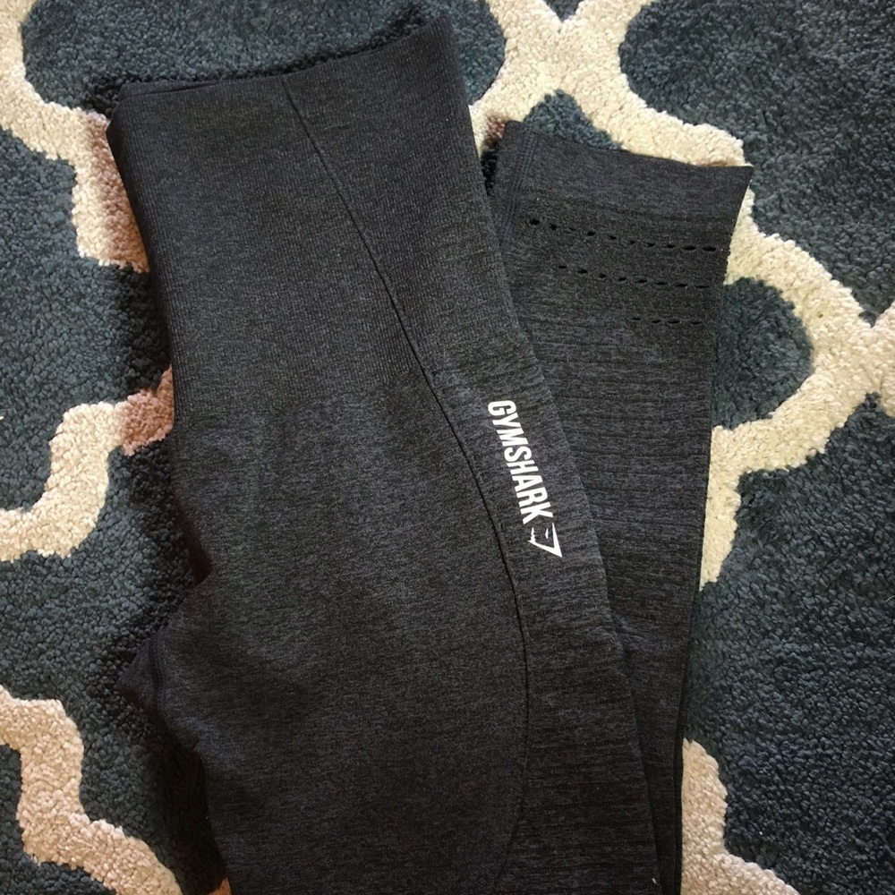 Gymshark High Waisted Seamless Crop charcoal