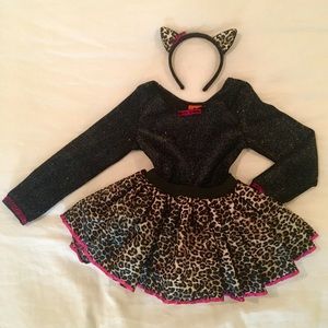 Cat Leotard Tutu Dress with Ears