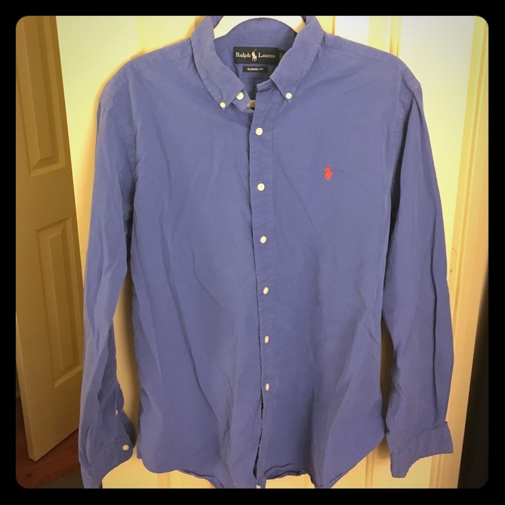 Blue Ralph Lauren Button Down