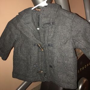 Children's Place hooded peacoat w/ toggles