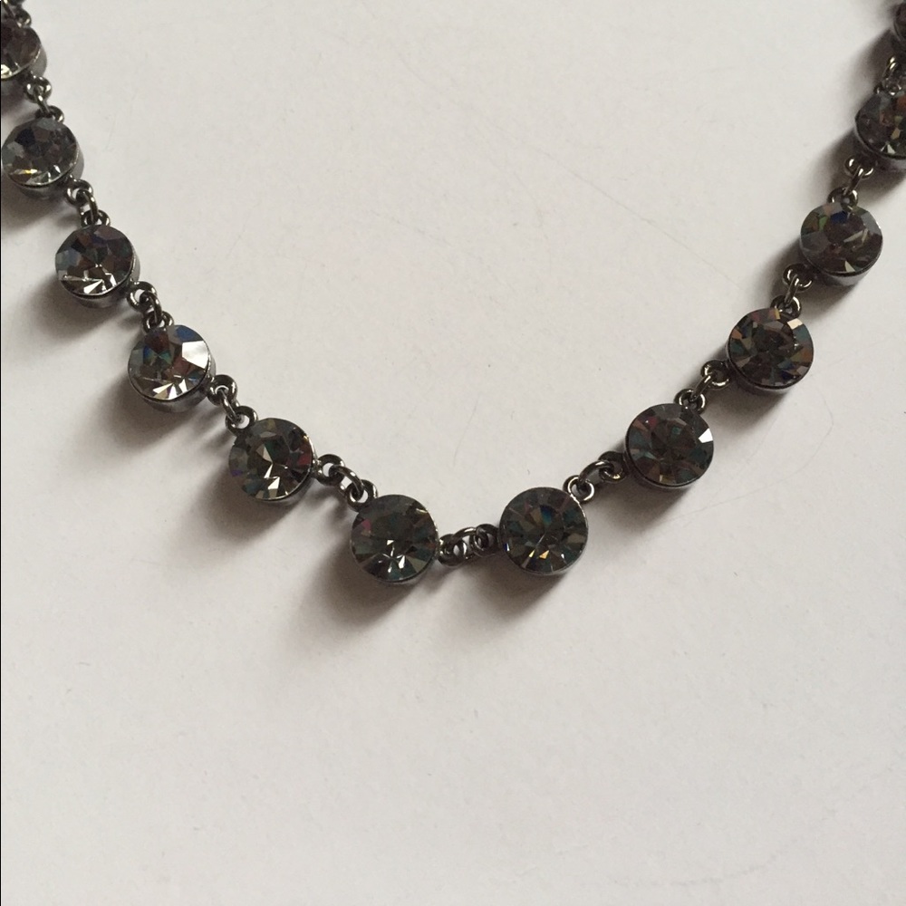 Black crystal choker