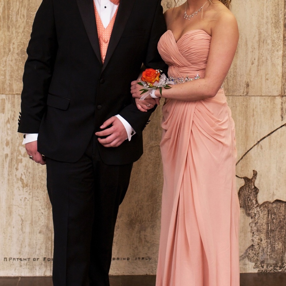 Bicici & Coty Peach Prom Dress - Gown
