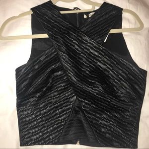 L'agence back crop top - new w/ tags