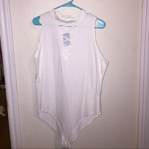 NWT white bodysuit