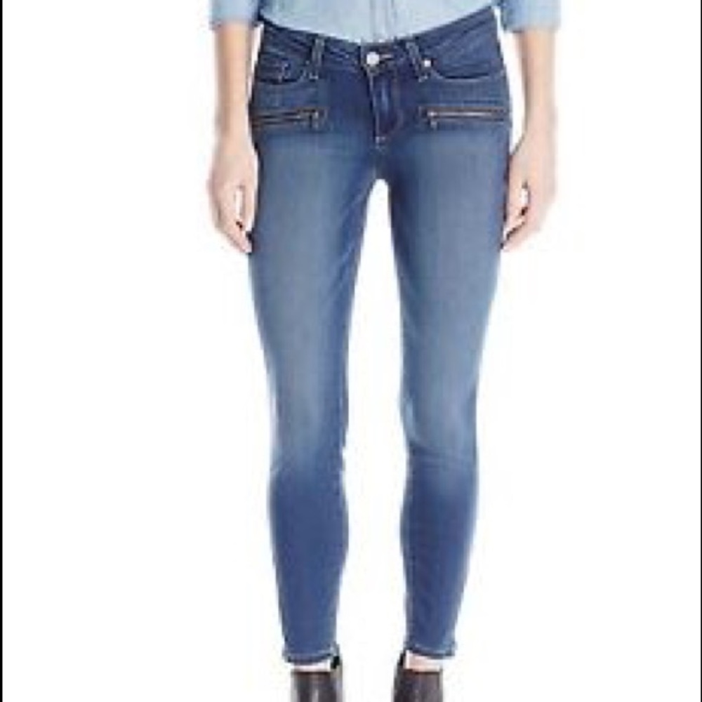 PAIGE Women's Jane Zip Crop Jeans