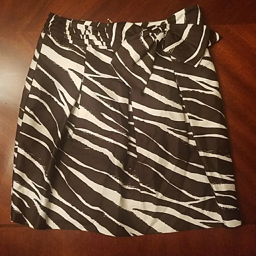 Kate Spade Zebra Print Skirt