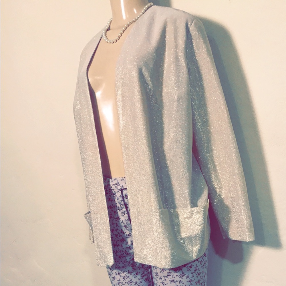 Beautiful/Mod Chic Golden Sparkly Semi-Blazer/Coat