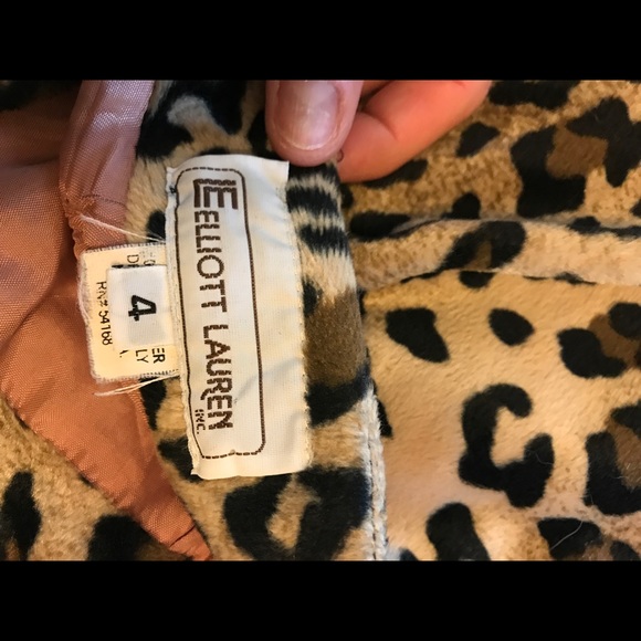 đź‘ 3/$18đź‘ Elliott Lauren Faux Leopard Velvet Skt 4 - Picture 4 of 4