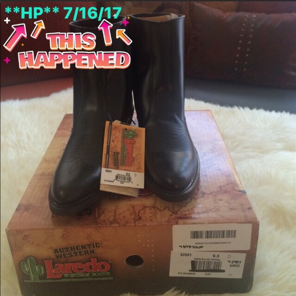 Laredo Men's Western Boots/Authentic size 9.5