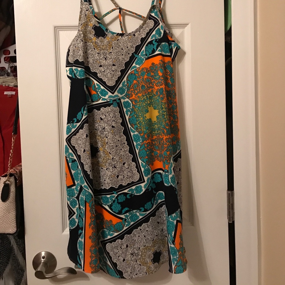 Colorful tank dress