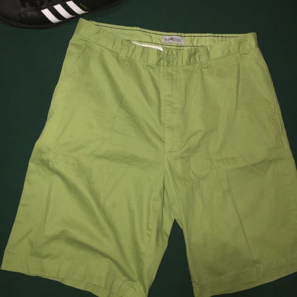 Green Sun River Shorts (Good Condition)