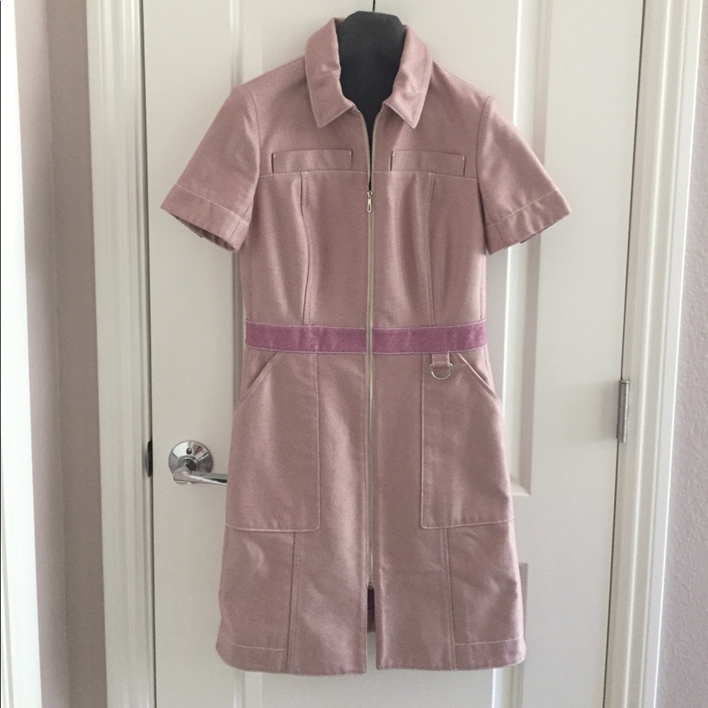 Hermes zipper esprit dress. Size 36 Color K8