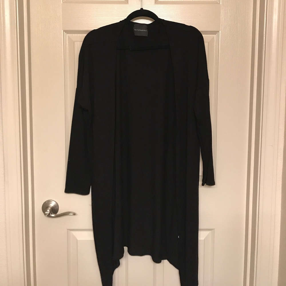 Long Black Cardigan