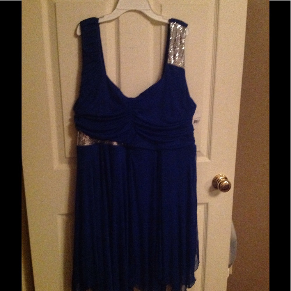 Blue dress for party