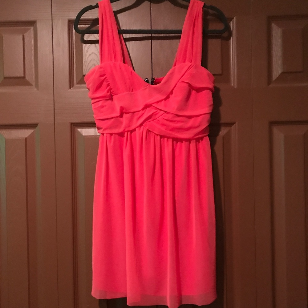 Bebe coral dress