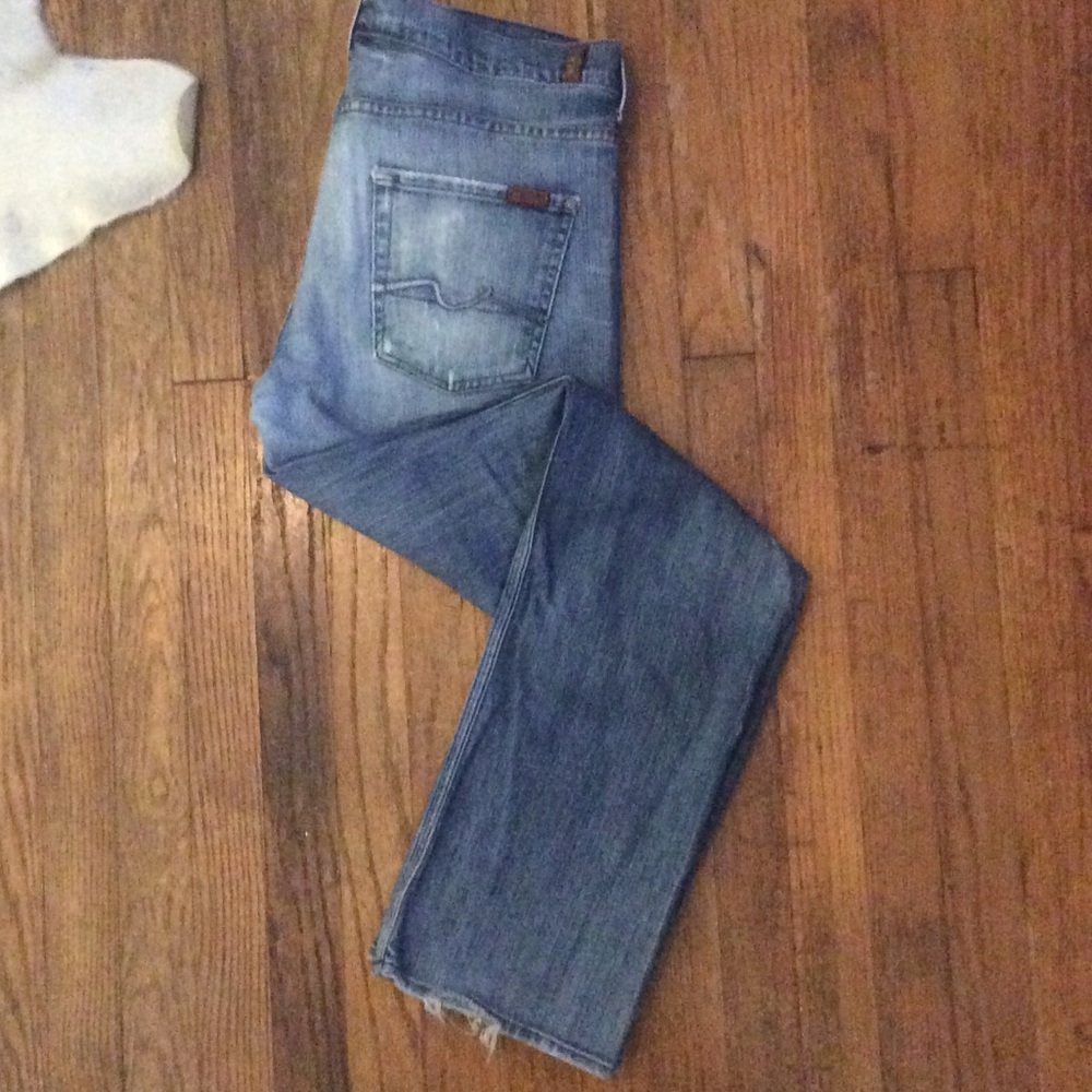 Men's 7 for all mankind distressed jeans