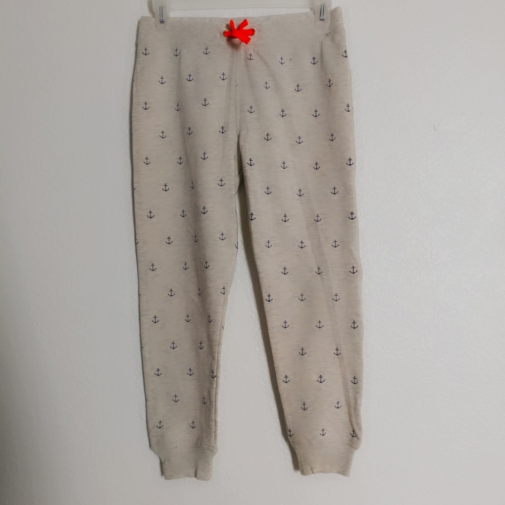 ❤Forever 21 Girls Cream Orange Anchor Sweatpants❤