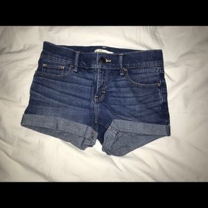 abercrombie kids jean shorts