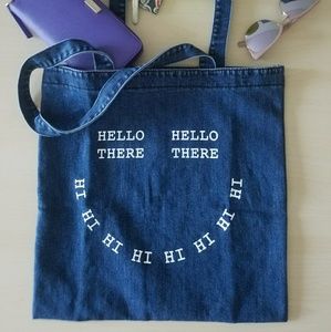 Madewell Exclusive Denim Tote