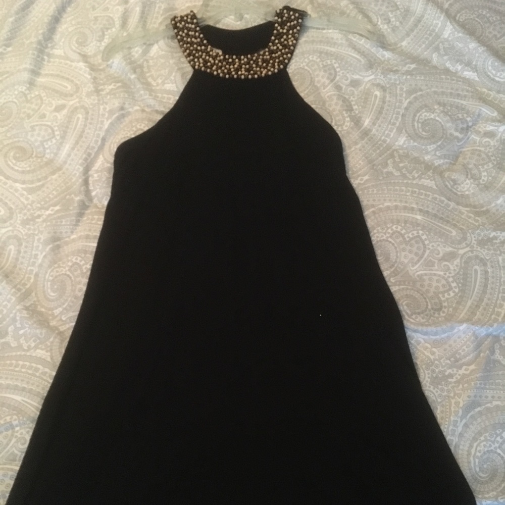 Black swing dress