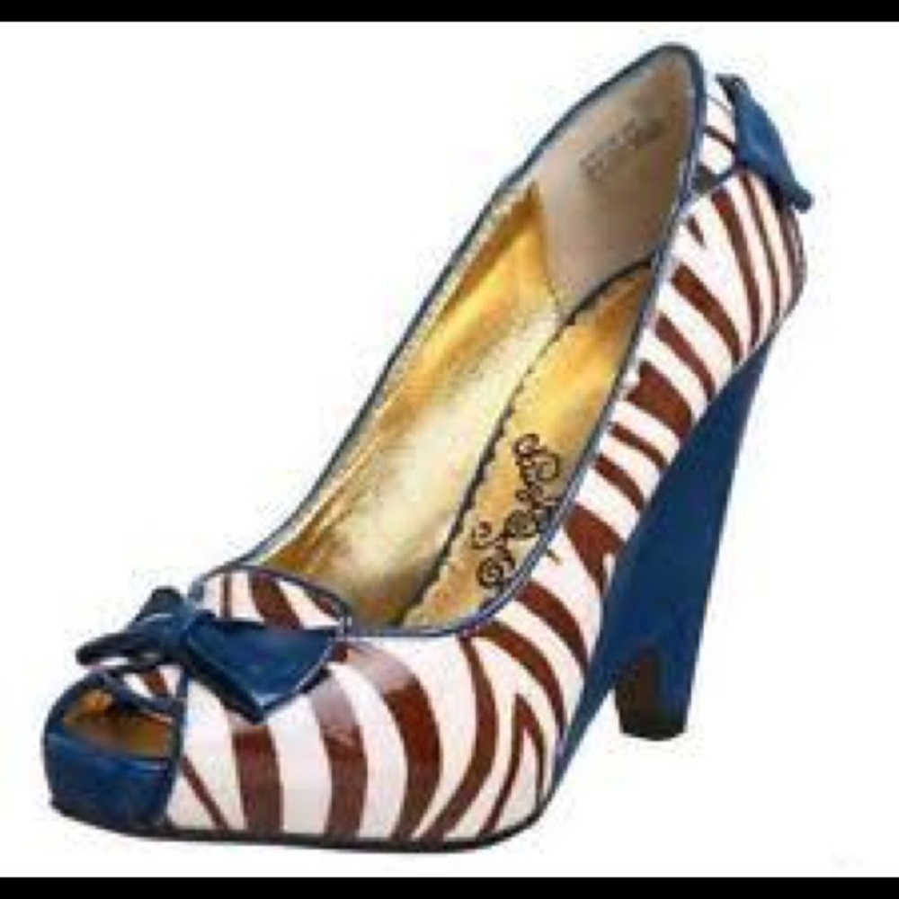 Naughty Monkey Zebra "Nookie" Pump