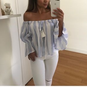 Off shoulder top