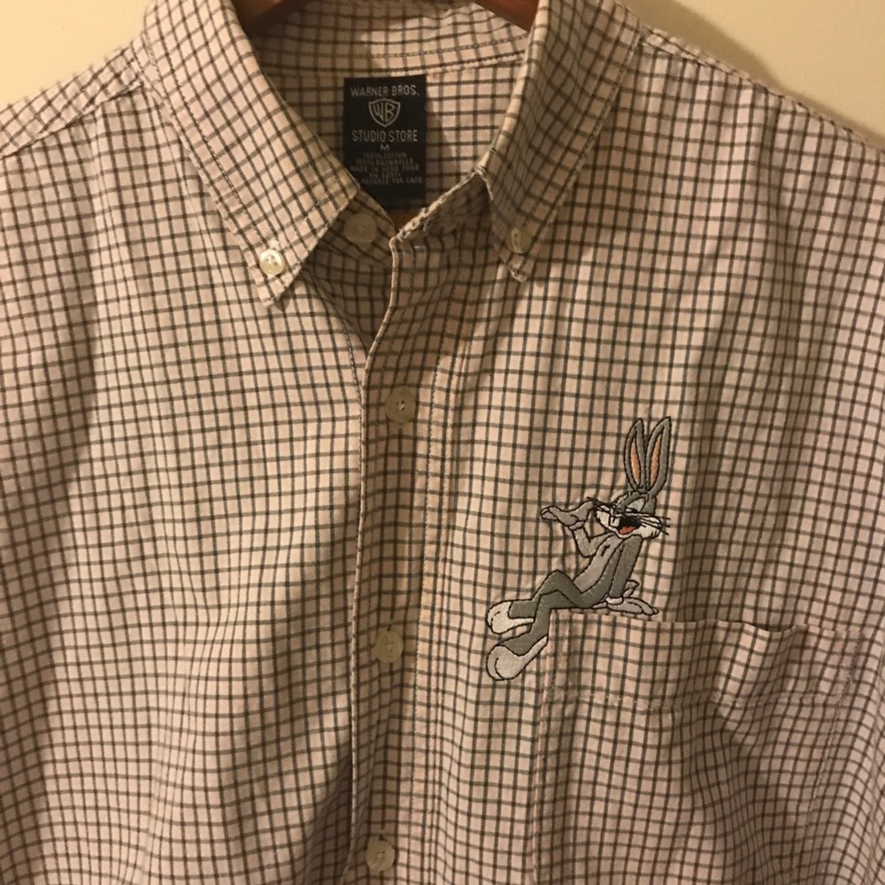 100% Cotton, Warner Bros M Men shirt.