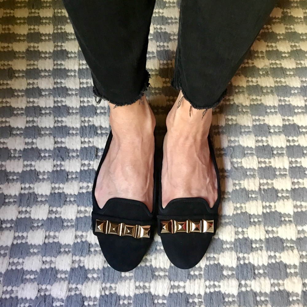 NWOT Tory Burch Asher Loafer Suede Flats!!