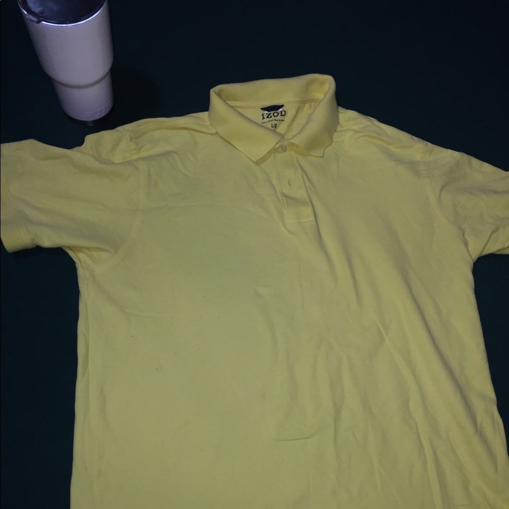 Yellow IZOD Shirt