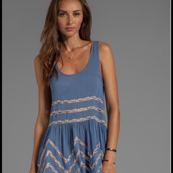 Free People Dresses & Skirts - Voile and lace trapeze dress