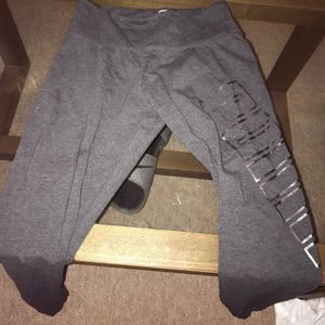 Gray puma pants