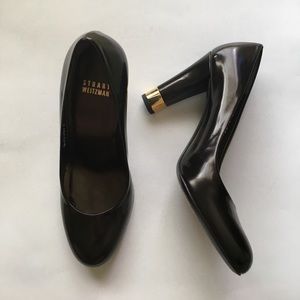 round toe pump heels