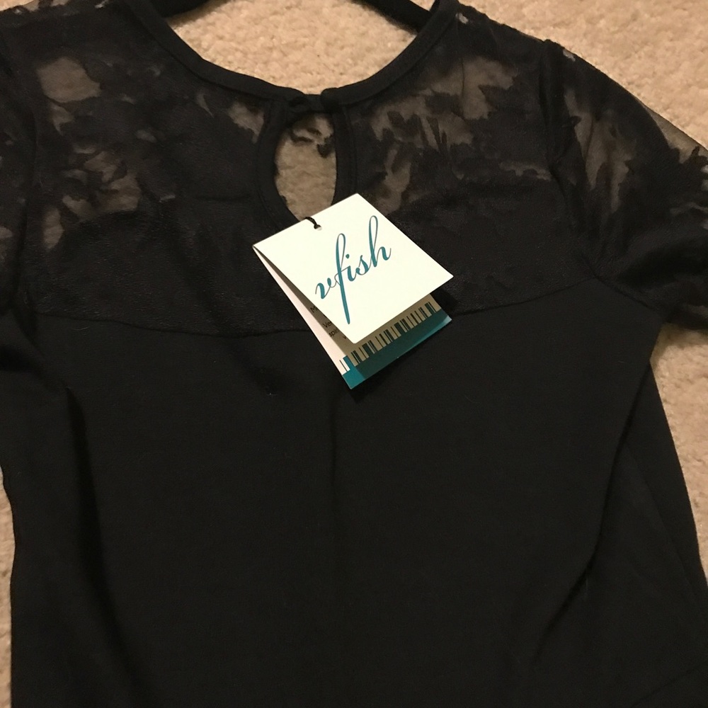 Vfish black dress