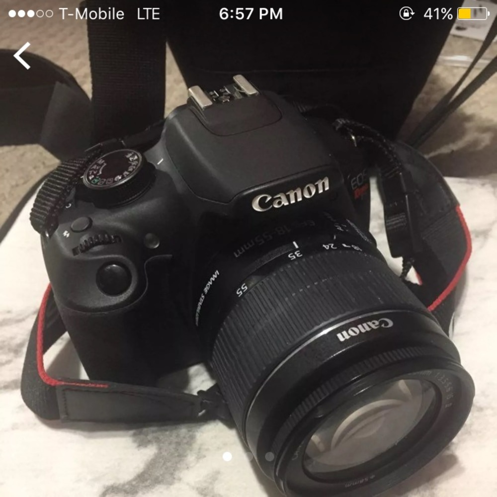 Canon Rebel t5 with case