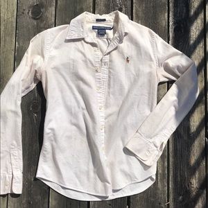 White button down Ralph Lauren