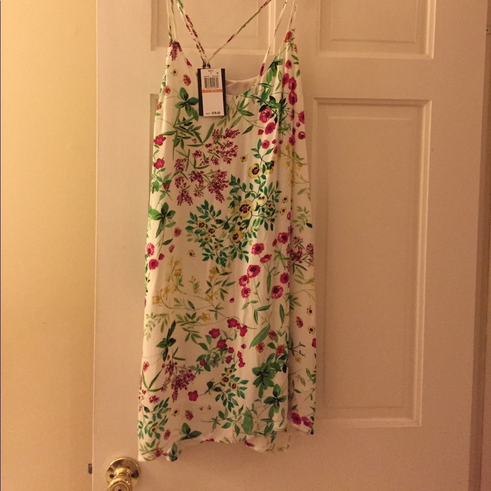 Wayf floral racerback dress