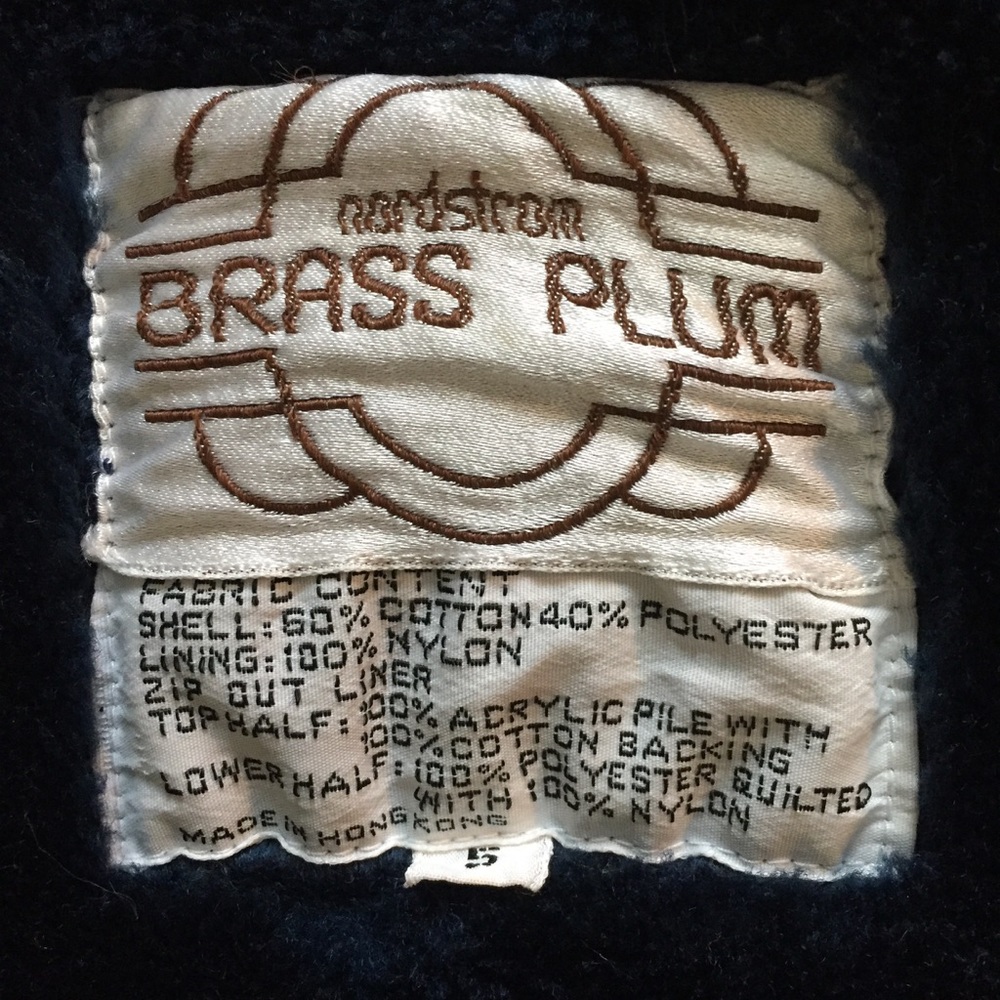 Vintage Nordstrom Brass Plum jacket - Picture 6 of 6