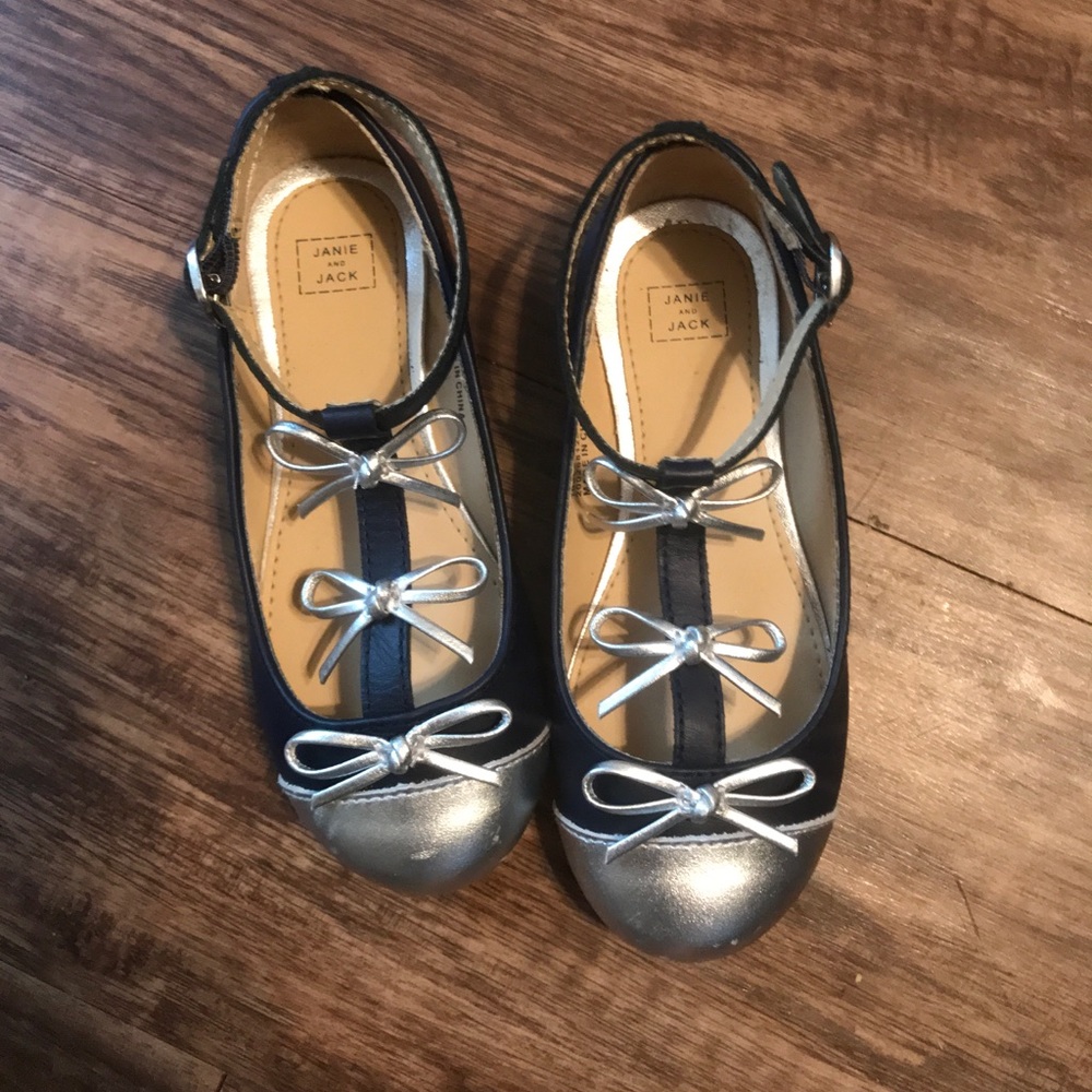 Janie And Jack Strap Leather Shoes