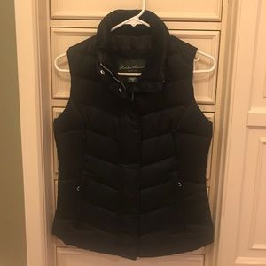 Eddie Bauer black puffer vest