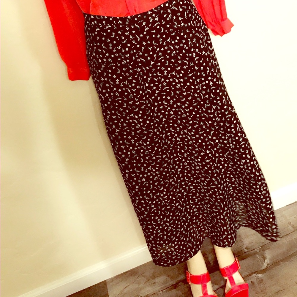 Lovely Floral Maxi Skirt