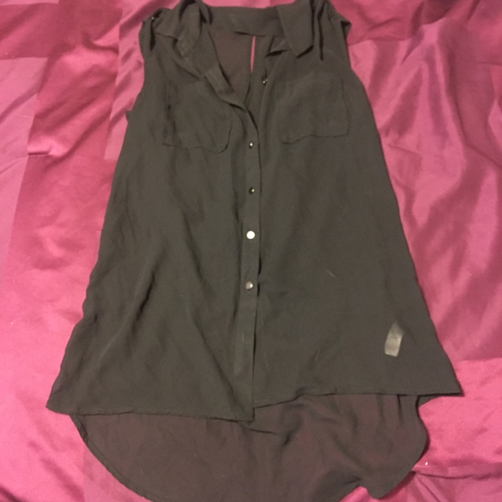 Black sheer tank.