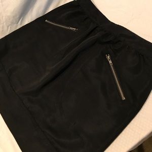 Walter Baker Black A-line Skirt