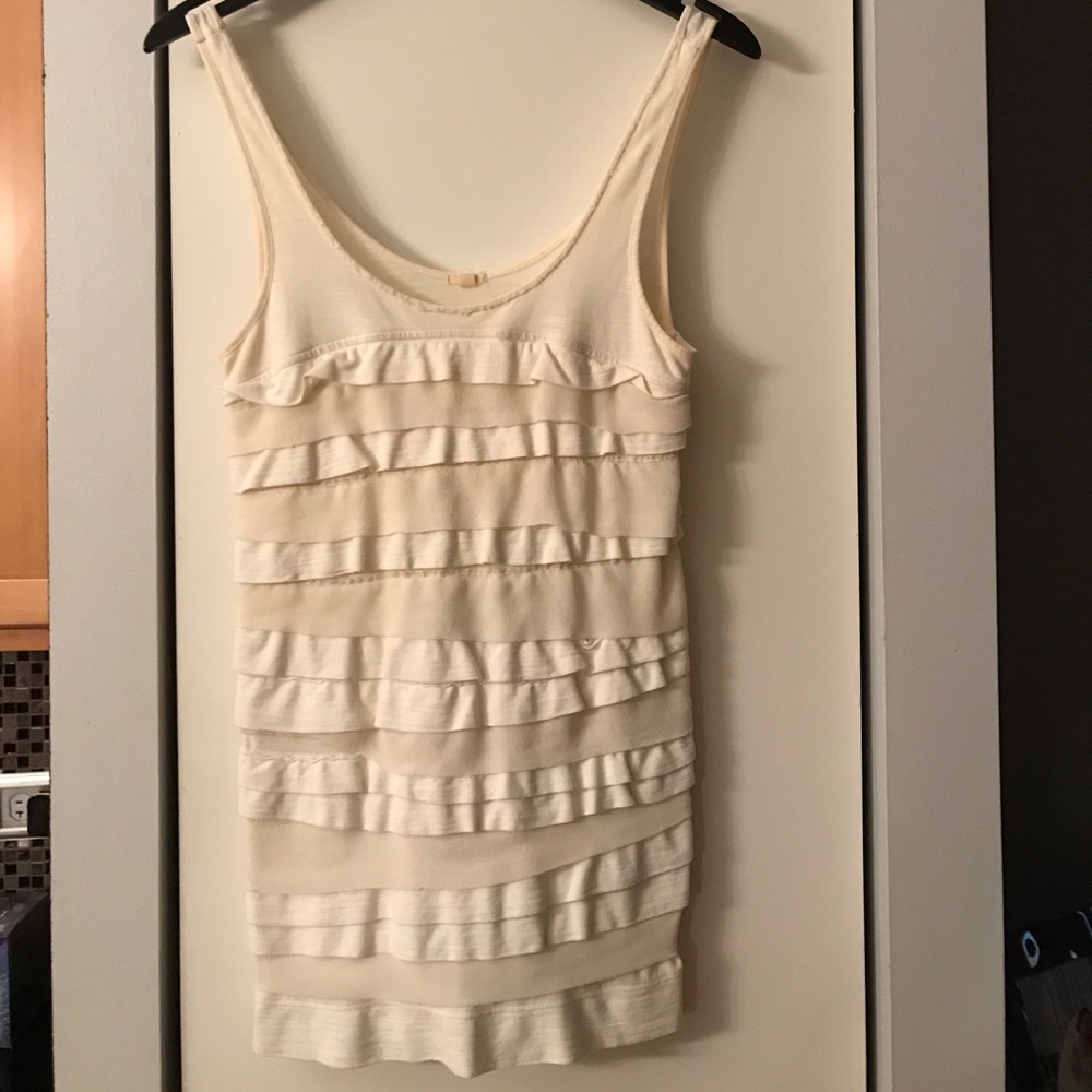 JCrew Chiffon Ruffle Tank