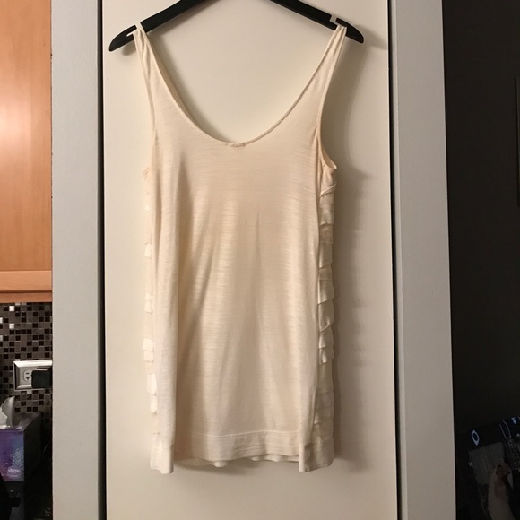 JCrew Chiffon Ruffle Tank - Picture 2 of 3