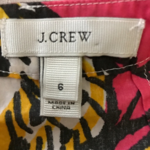 J. Crew Tunic Dress Ratti Electric Kiwi Tropical 6 - Picture 8 of 8