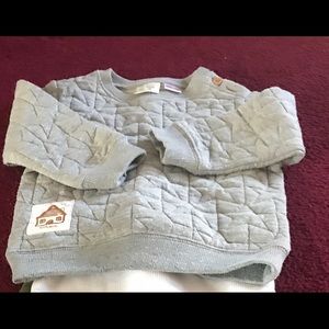 Zara toddler boy grey sweatshirt