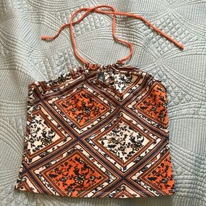 🌻 Festival Halter Floral Tank