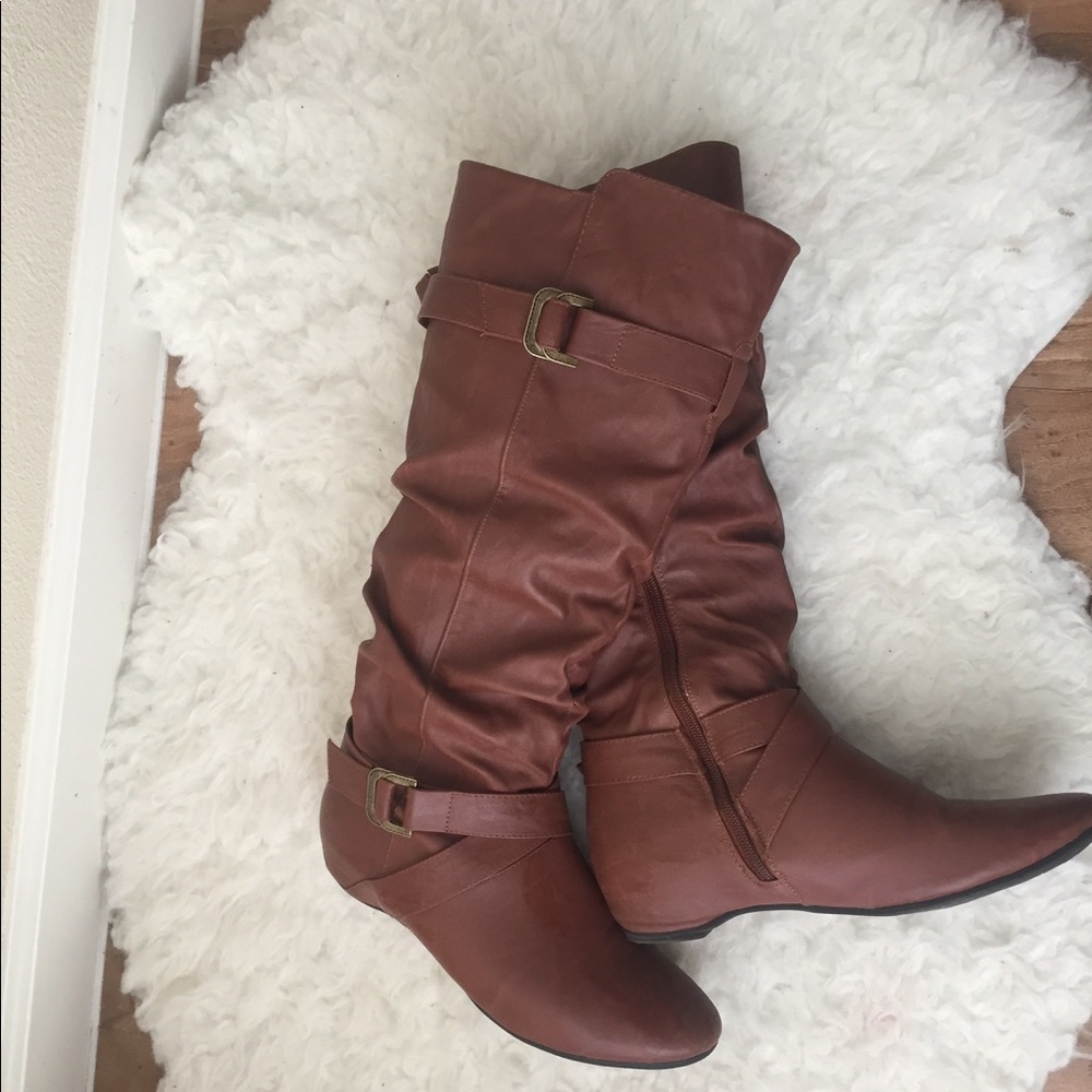 Faux Leather Boots 🍂🍁