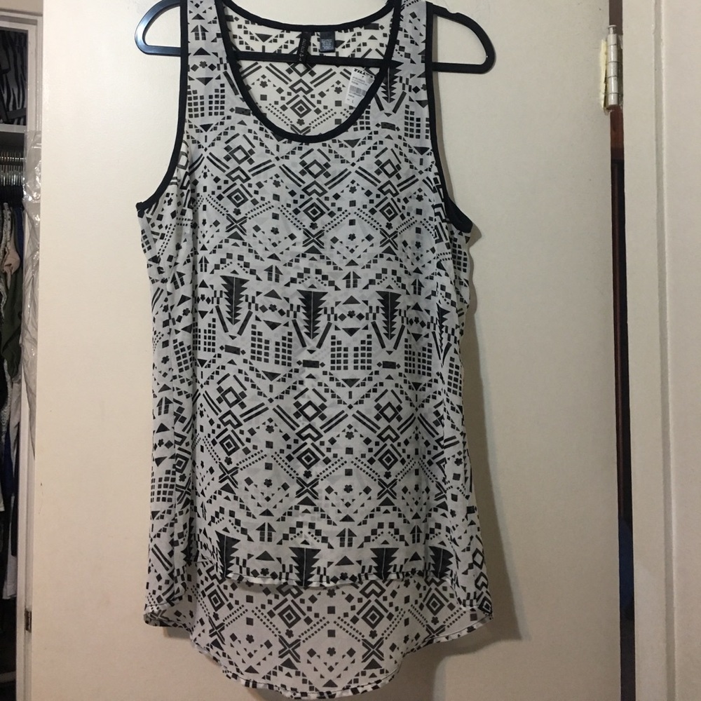 Aztec Print Top